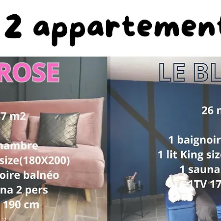 Apartamento Avec Balneo Et Sauna Privatif - Centre Troyes